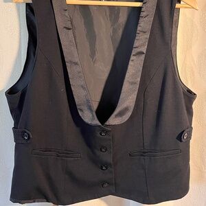 Vintage Gap Vest Waistcoat - Black XL - 4 button